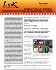 Thumbnail image of the L10K Policy Brief Volume 1 cover.
